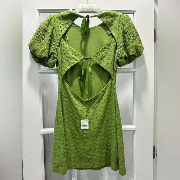Free People Green Mini Dress - Picture 2 of 9